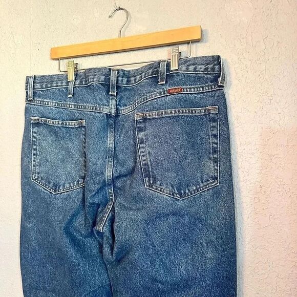 Rustler Vintage Men’s Western Straight Jeans Size 38 - Picture 4 of 5